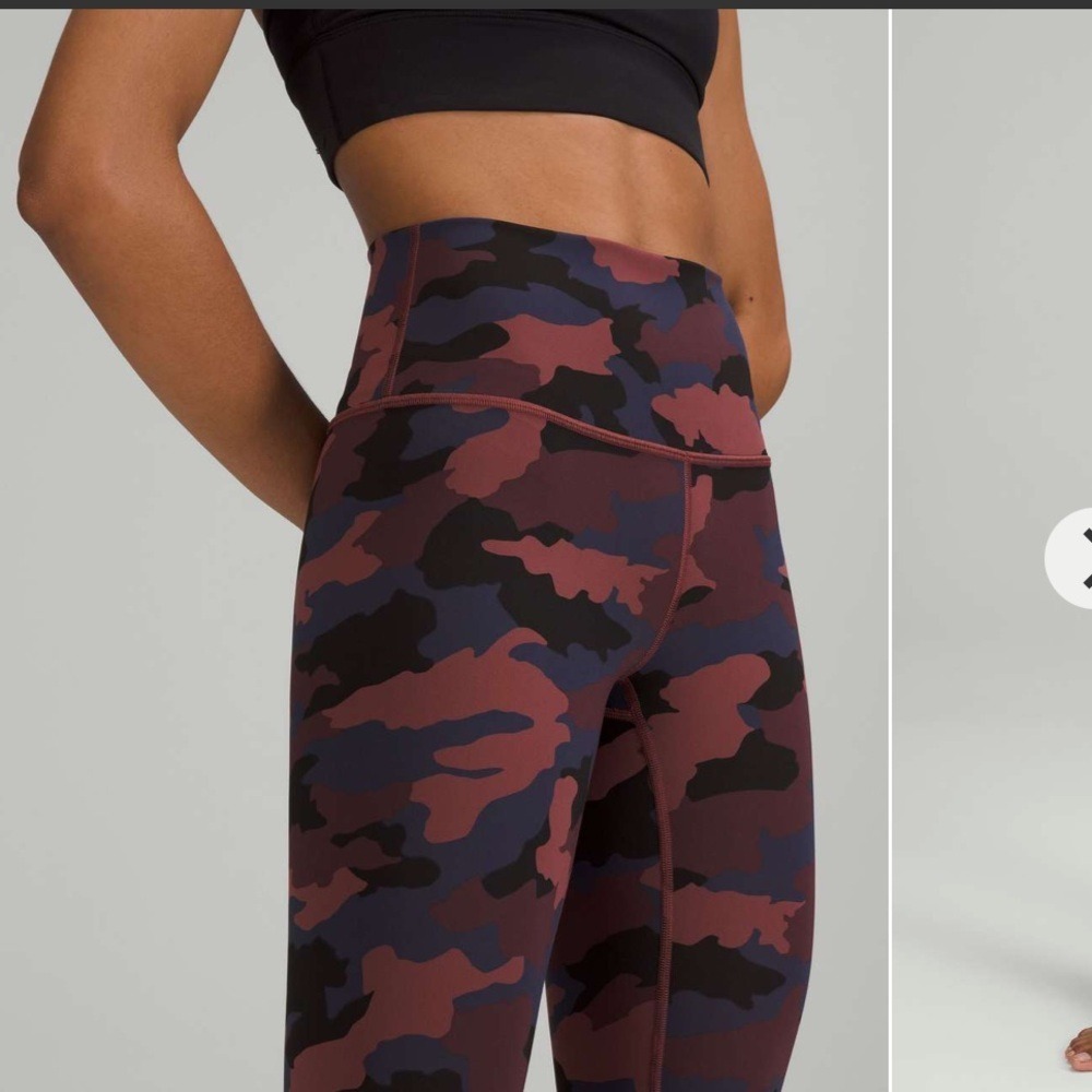 Lululemon Wunder Under High-Rise Tight 28" *Full-On Luxtreme Camo Size 14 - Picture 3 of 9